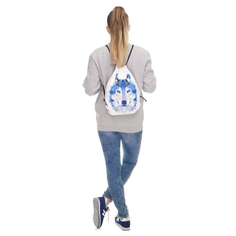 Wolf Print Backpack - Blue Force Sports