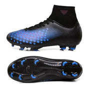 Fashion Long Spike Football Shoes - Blue Force Sports