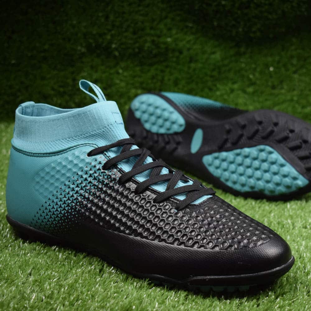 Indoor High Ankle Football Sneakers - Blue Force Sports