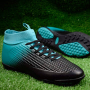 Indoor High Ankle Football Sneakers - Blue Force Sports