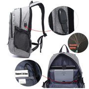 Basketball Ball Net USB Port Sports Backpack - Blue Force Sports