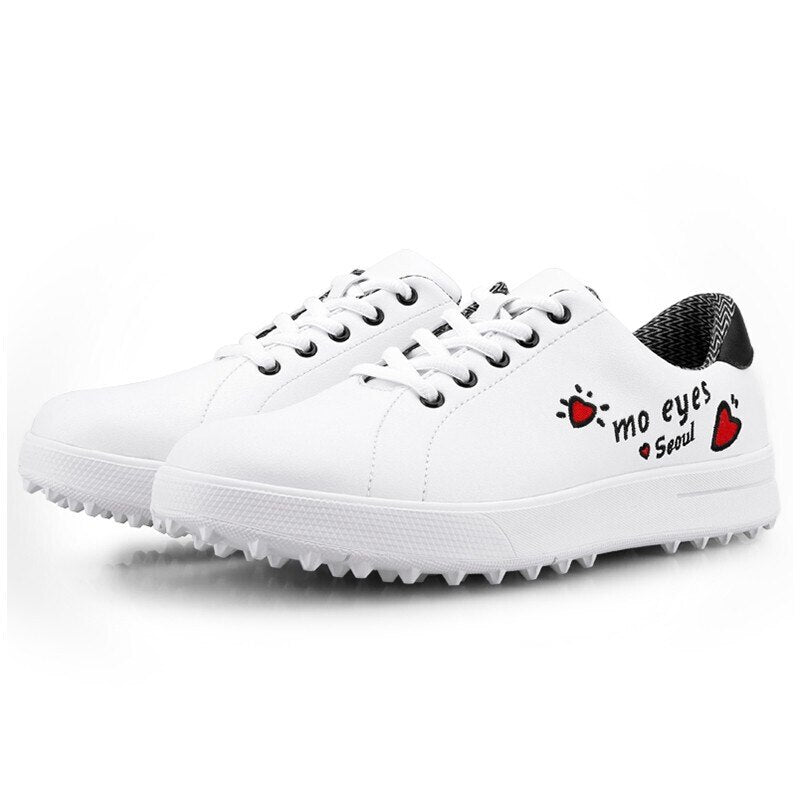 Women's PU Leather Printed Sneakers - Blue Force Sports