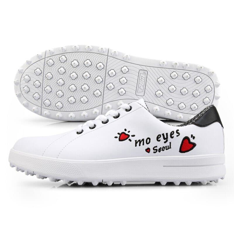 Women's PU Leather Printed Sneakers - Blue Force Sports