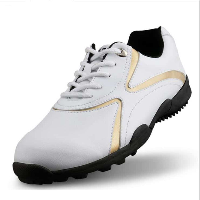 Waterproof Gold Sneakers for Men - Blue Force Sports