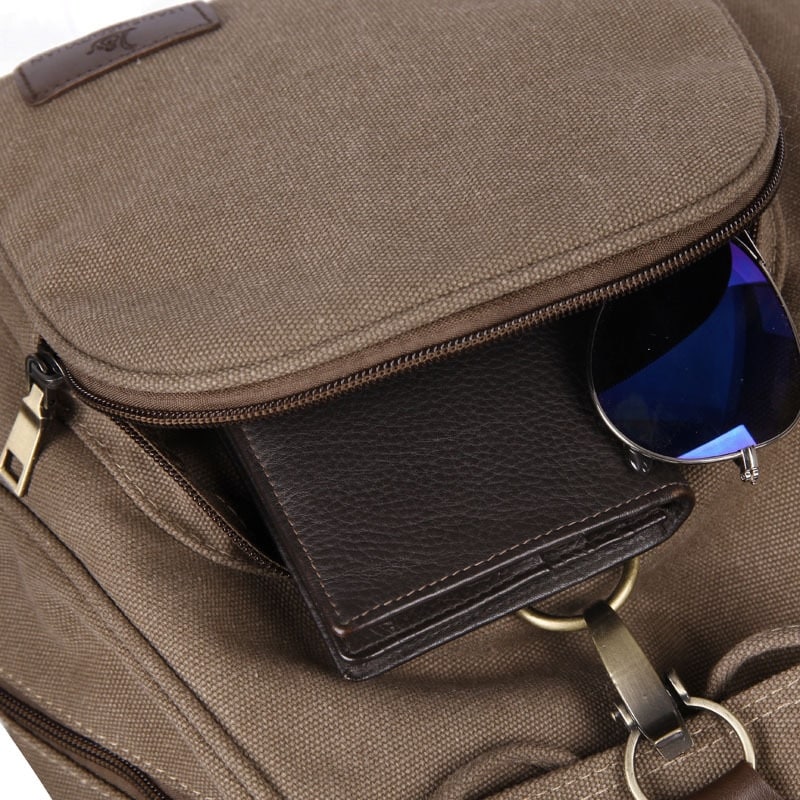Fashion Solid Men's Jacquard Travel Backpack - Blue Force Sports