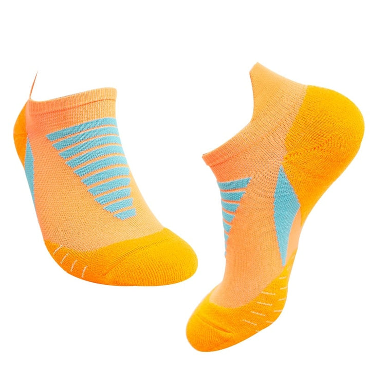 Men's Striped Coolmax Ankle Sports Socks - Blue Force Sports
