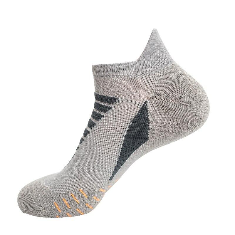 Men's Striped Coolmax Ankle Sports Socks - Blue Force Sports