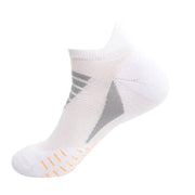 Men's Striped Coolmax Ankle Sports Socks - Blue Force Sports