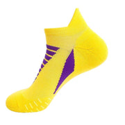 Men's Striped Coolmax Ankle Sports Socks - Blue Force Sports