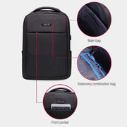 Multifunctional Water-Resistant Large Capacity Men's Laptop Backpack - Blue Force Sports