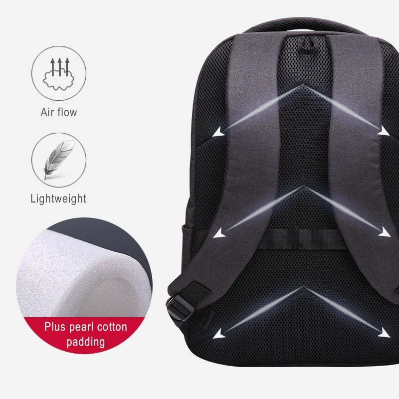Multifunctional Water-Resistant Large Capacity Men's Laptop Backpack - Blue Force Sports