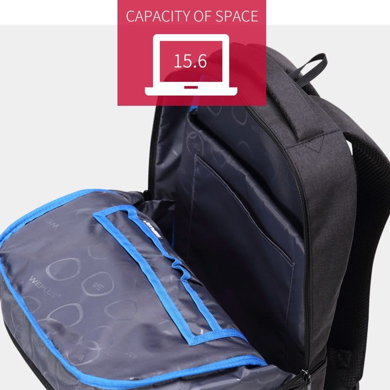 Multifunctional Water-Resistant Large Capacity Men's Laptop Backpack - Blue Force Sports