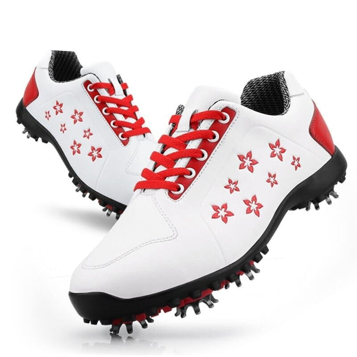 Non-Slip Women's Printed Golf Shoes - Blue Force Sports