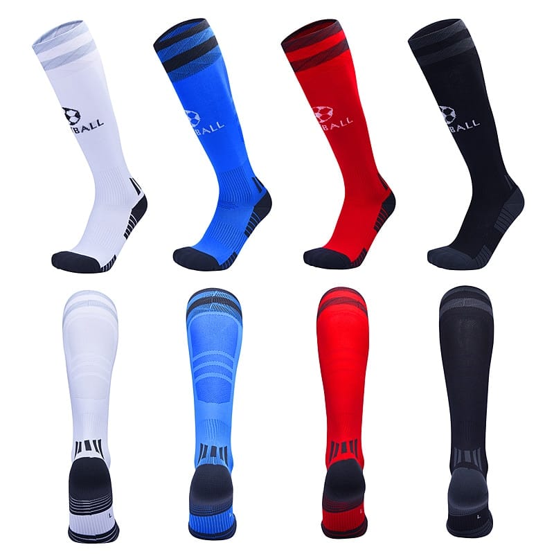 Men's Football Print High Soccer Socks - Blue Force Sports