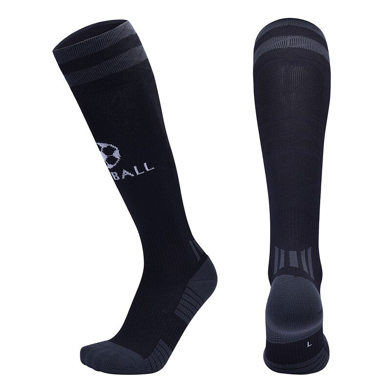 Men's Football Print High Soccer Socks - Blue Force Sports