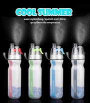 Mist Spray Sports Water Bottle - Blue Force Sports