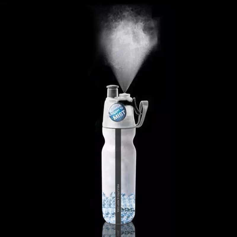 Mist Spray Sports Water Bottle - Blue Force Sports