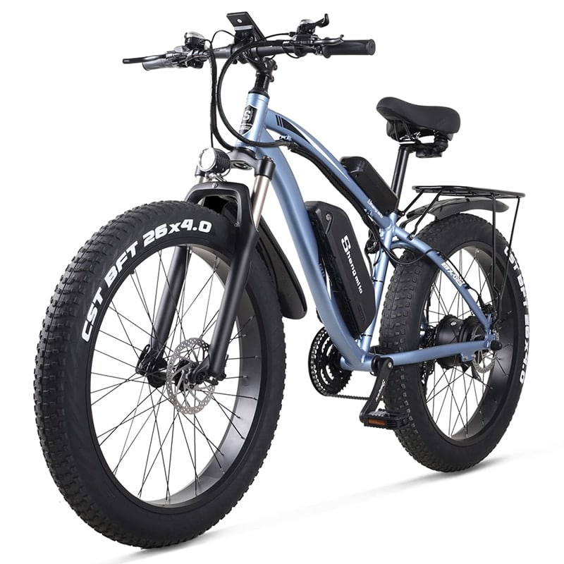 Men's Electric Bike for Mountains and Snow - Blue Force Sports