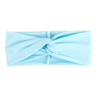 Women's Two Tone Criss Cross Yoga Headband - Blue Force Sports
