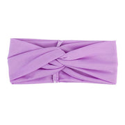 Women's Two Tone Criss Cross Yoga Headband - Blue Force Sports