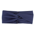 Women's Two Tone Criss Cross Yoga Headband - Blue Force Sports