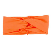 Women's Two Tone Criss Cross Yoga Headband - Blue Force Sports
