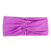Women's Two Tone Criss Cross Yoga Headband - Blue Force Sports