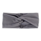 Women's Two Tone Criss Cross Yoga Headband - Blue Force Sports