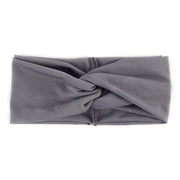 Women's Two Tone Criss Cross Yoga Headband - Blue Force Sports