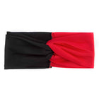 Women's Two Tone Criss Cross Yoga Headband - Blue Force Sports