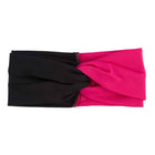 Women's Two Tone Criss Cross Yoga Headband - Blue Force Sports
