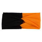 Women's Two Tone Criss Cross Yoga Headband - Blue Force Sports