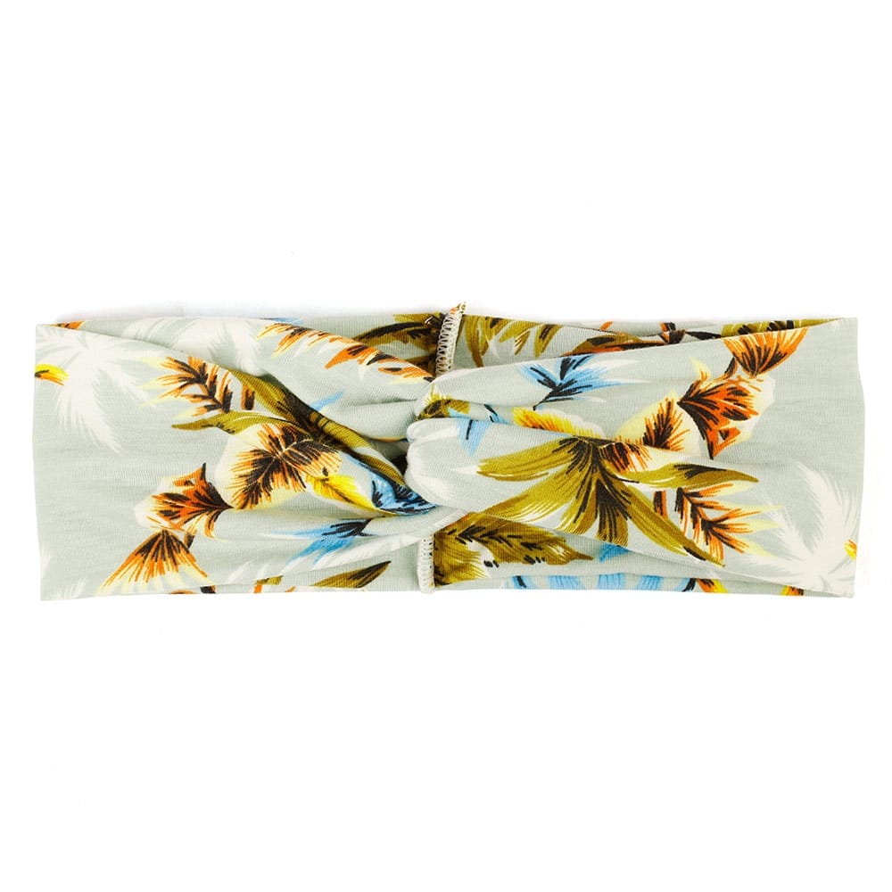 Women's Two Tone Criss Cross Yoga Headband - Blue Force Sports