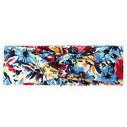 Women's Two Tone Criss Cross Yoga Headband - Blue Force Sports