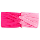 Women's Two Tone Criss Cross Yoga Headband - Blue Force Sports