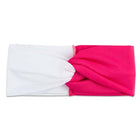 Women's Two Tone Criss Cross Yoga Headband - Blue Force Sports