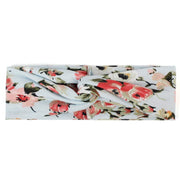 Women's Two Tone Criss Cross Yoga Headband - Blue Force Sports