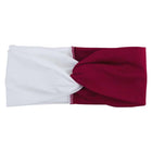 Women's Two Tone Criss Cross Yoga Headband - Blue Force Sports
