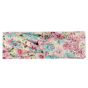 Women's Two Tone Criss Cross Yoga Headband - Blue Force Sports