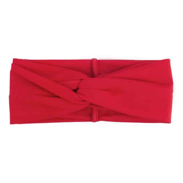 Women's Two Tone Criss Cross Yoga Headband - Blue Force Sports