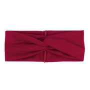Women's Two Tone Criss Cross Yoga Headband - Blue Force Sports