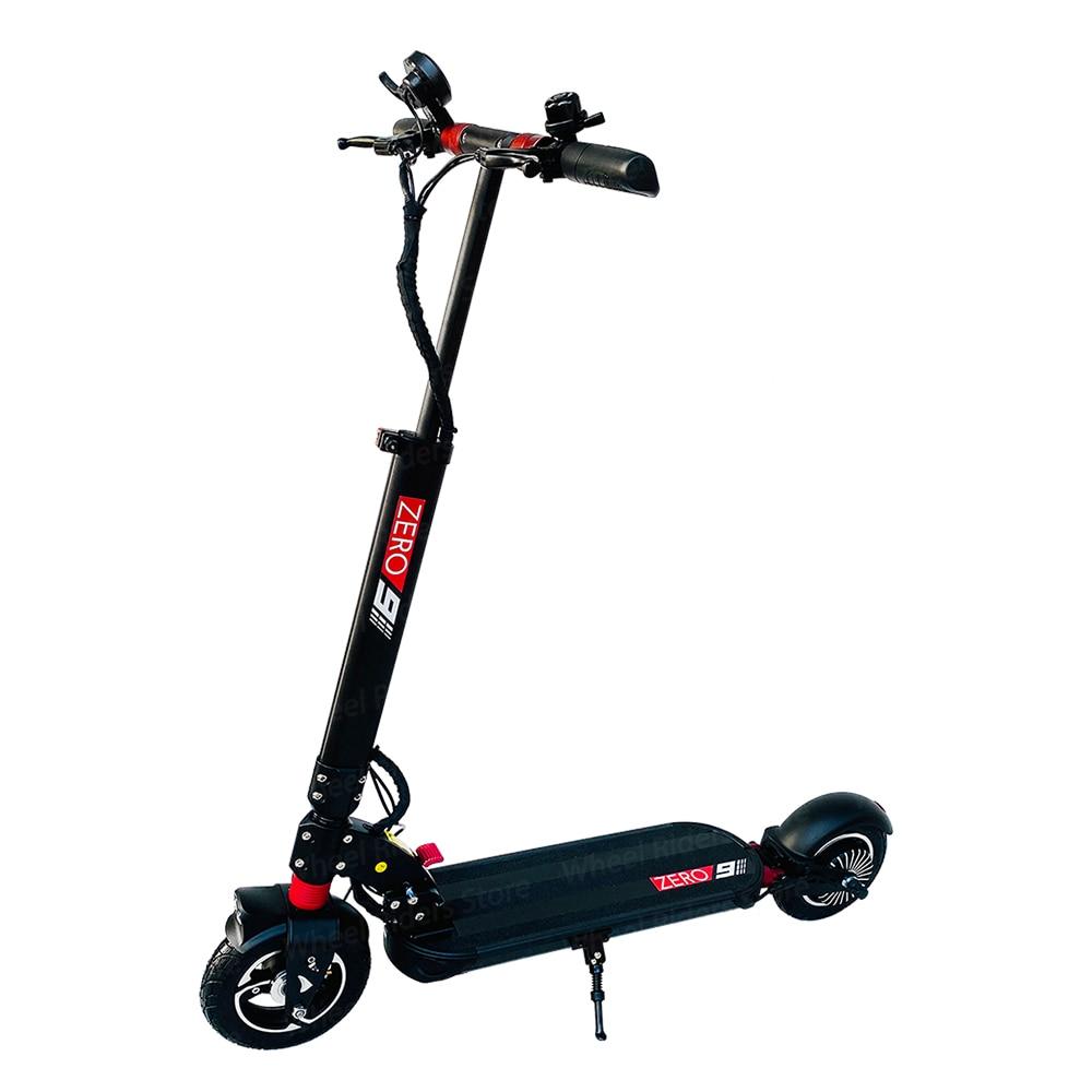 Single Engine Two Wheel Electric Scooter Blue Force Sports