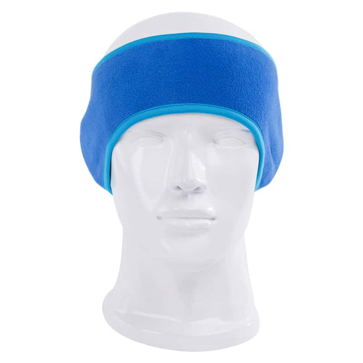 Windproof Warm Fleece Running Headband - Blue Force Sports