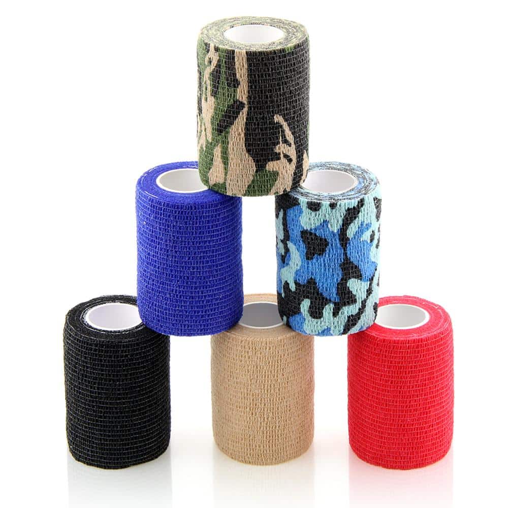 Self Adhesive Sports Bandage 6 Rolls Set - Blue Force Sports