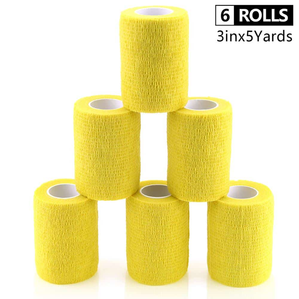 Self Adhesive Sports Bandage 6 Rolls Set - Blue Force Sports
