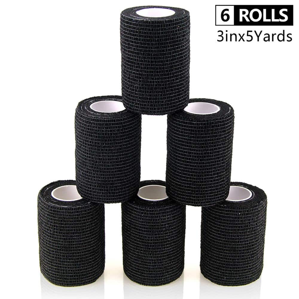 Self Adhesive Sports Bandage 6 Rolls Set - Blue Force Sports