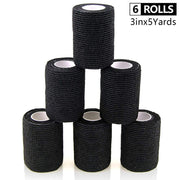 Self Adhesive Sports Bandage 6 Rolls Set - Blue Force Sports