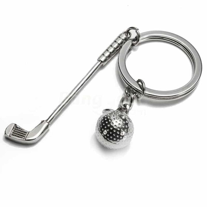 Decorative Alloy Golf Club with Ball Keyring - Blue Force Sports