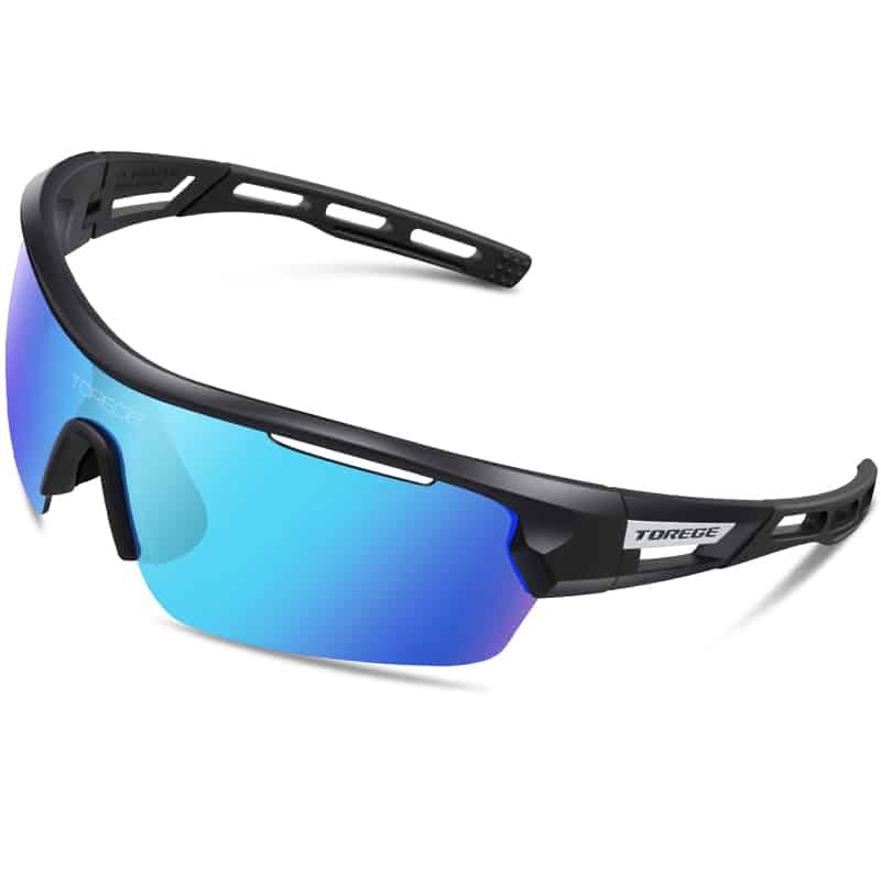 Polarized Sunglasses with Interchangeable Lenses Set - Blue Force Sports