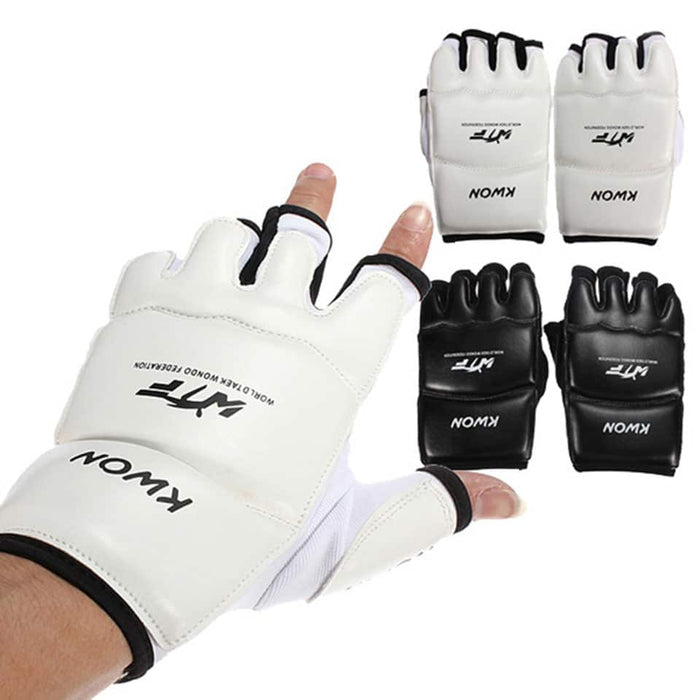 Half Finger Gloves for Martial Arts Training - Blue Force Sports